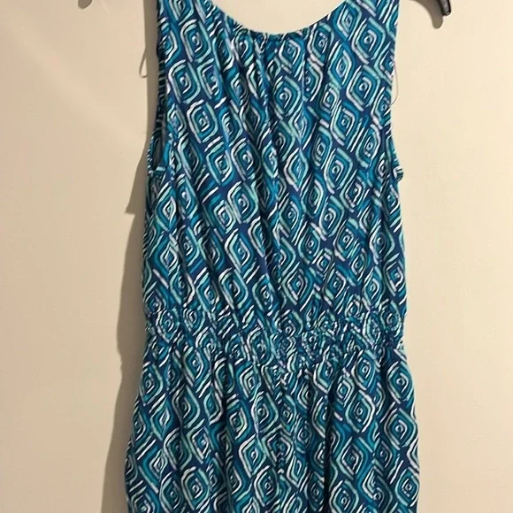 Hatley blue white teal jumpsuit. Size medium. - Picture 5 of 8